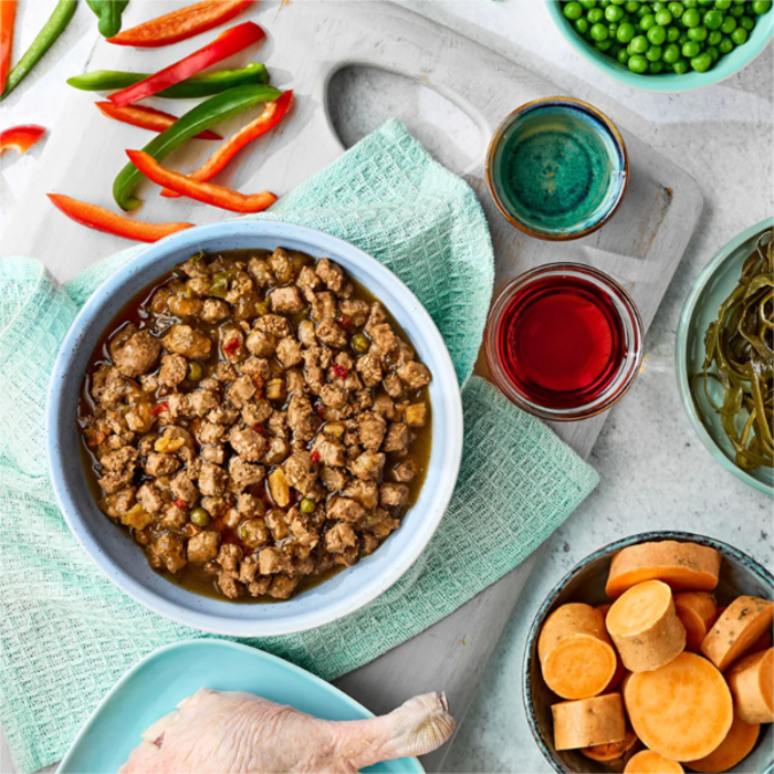 Naturo uGI TROFI SKuLOu Grain Free me Papia, Laxanika kai Frouta 390gr